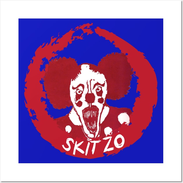 Skitzo the Clown Wall Art by skrints